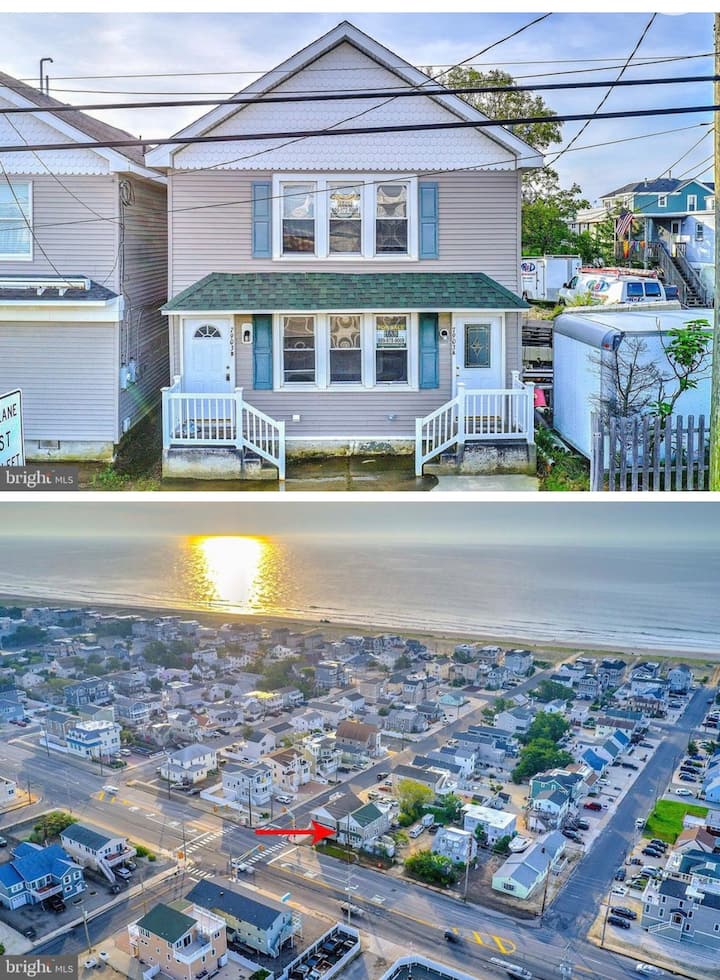 Shore house 3bedroom/1bath 1st floor w. patio LBI Vacation homes for