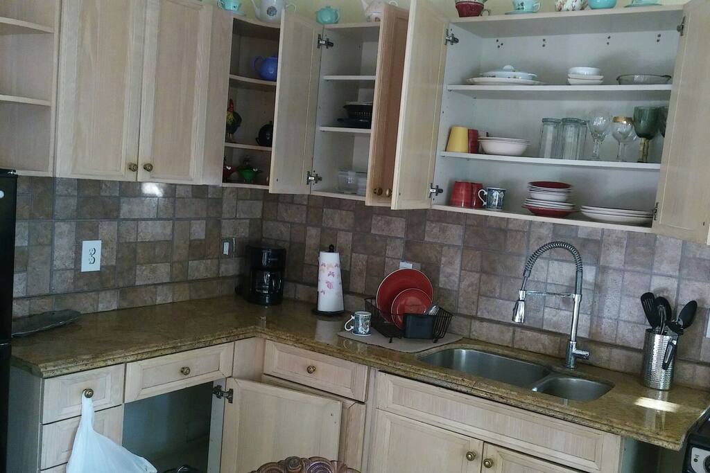 Fully equipped. toaster. blender coffee maker...