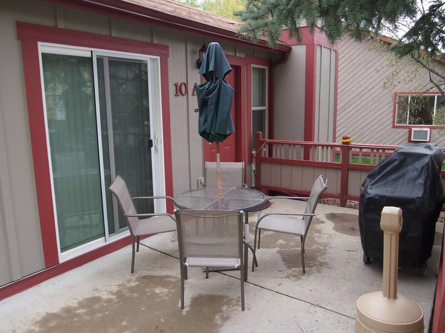 Patio with BBQ