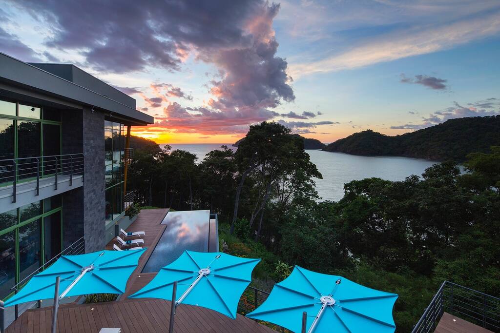 Beautiful Sunsets from the main entrance