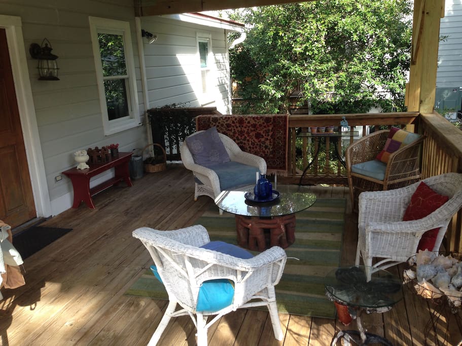 Covered front porch
