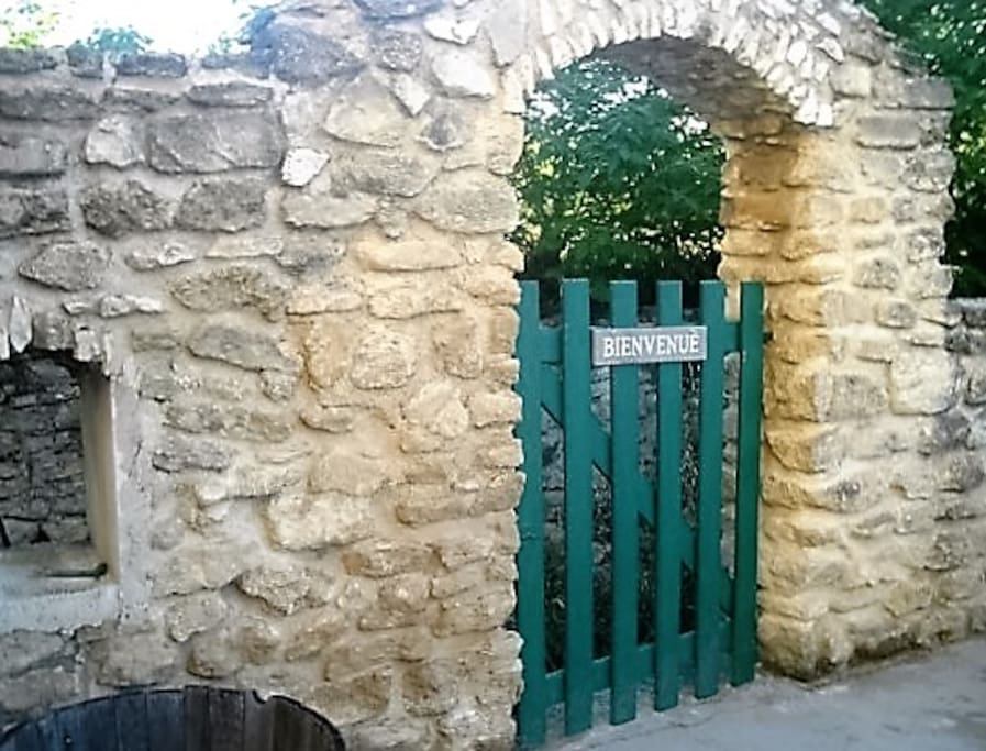 Entrée de la terrasse