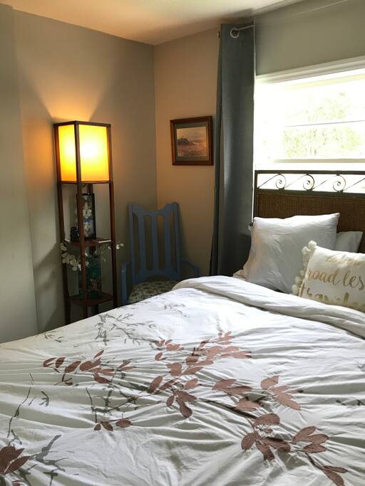 Reading nook is provided in your room, as well as some selected favorite books of ours.