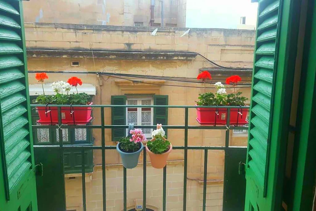view from Main bedroom balcony onto Milner street