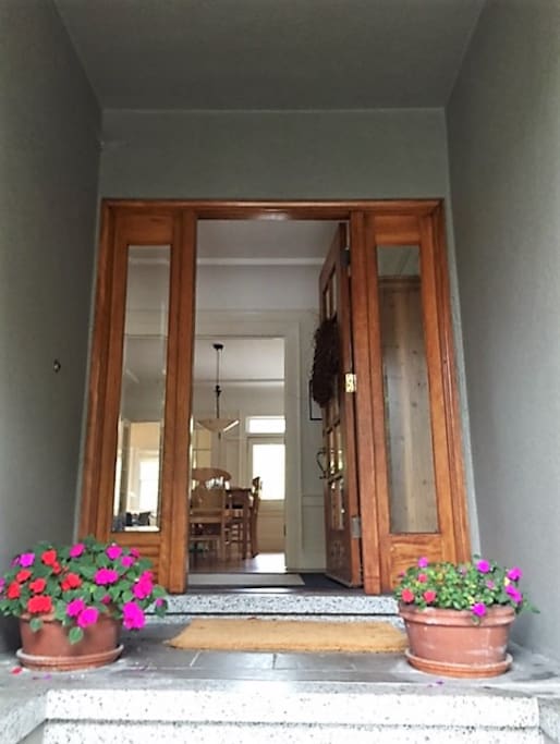 outside front entrance