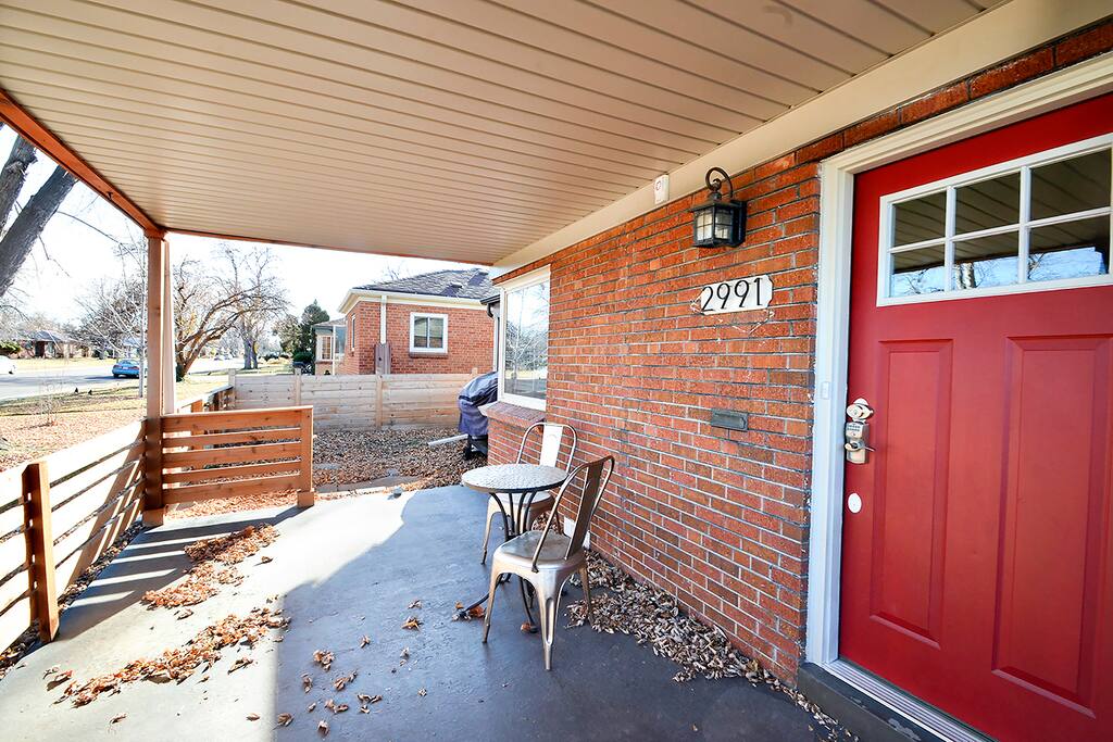 Nice covered porch