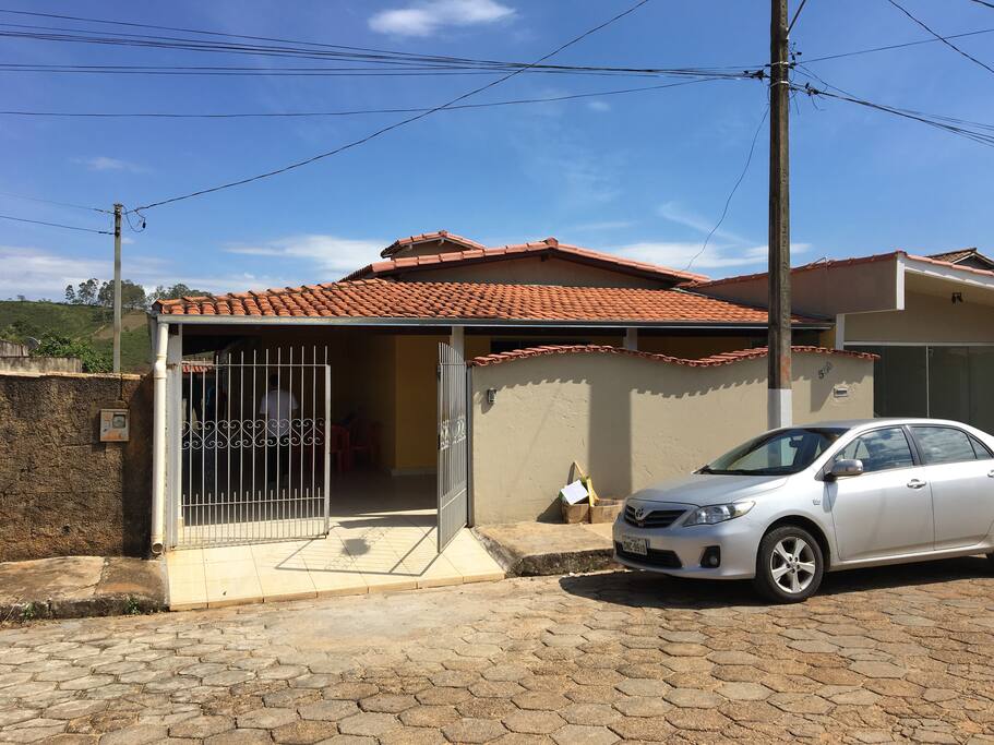 Fachada da casa .