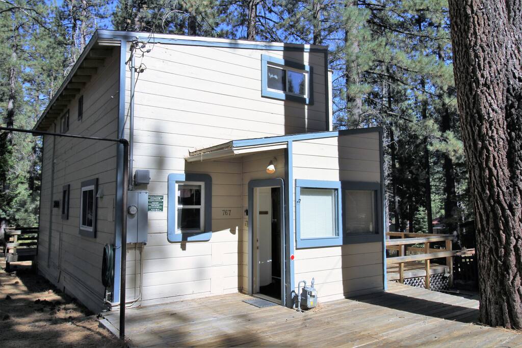 Front of our cabin w/mud room