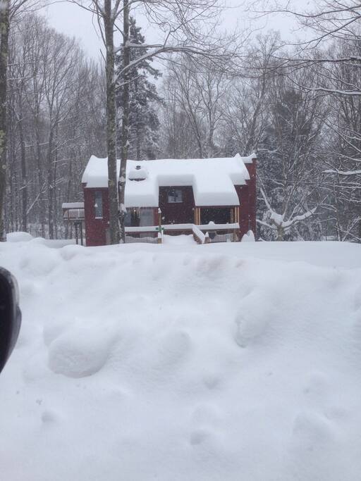 The house in winter!