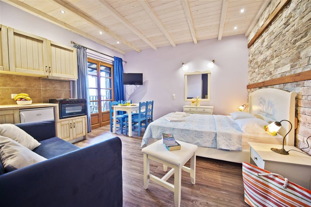 Superior Studio 25q.m, Flamingo, Horefto Beach, Pelion