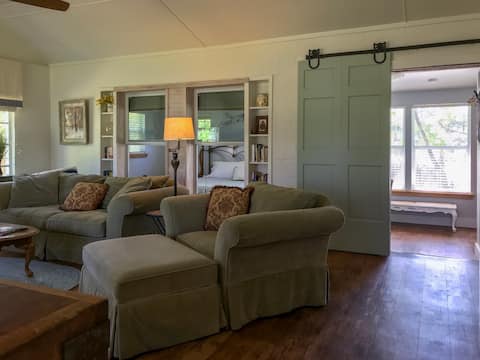 Successful Airbnb property: Pecan Star (on the Blanco River) in Wimberley