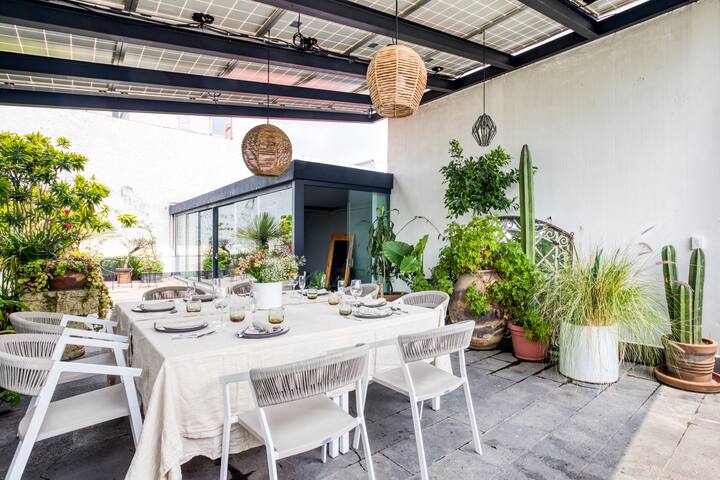 2BR/2BA Penthouse at Condesa. Air conditioning. gallery image 4