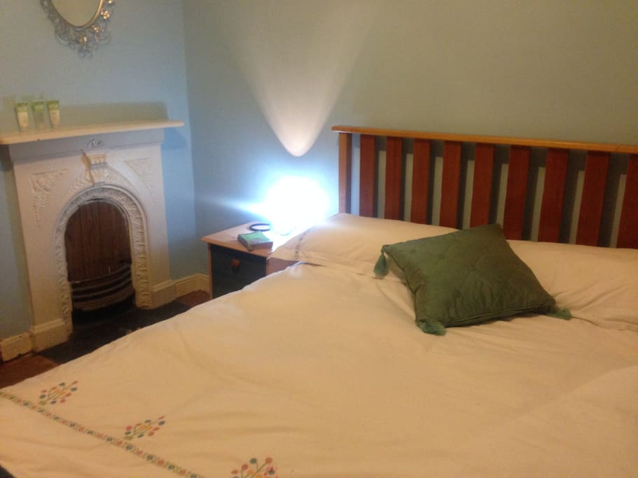 Comfy double bed