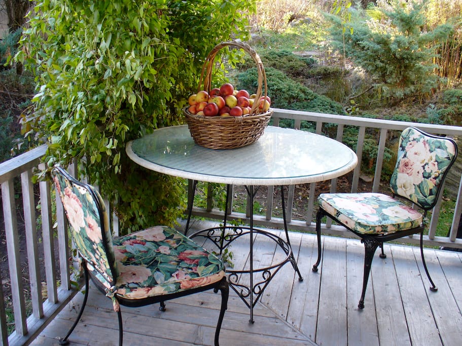 Porch delights and dining.