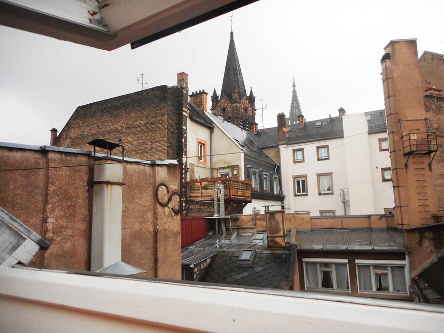 Vue depuis la salle de bain