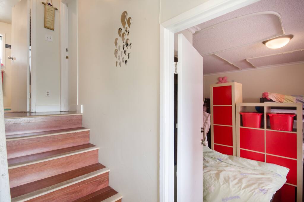 Room and stairs