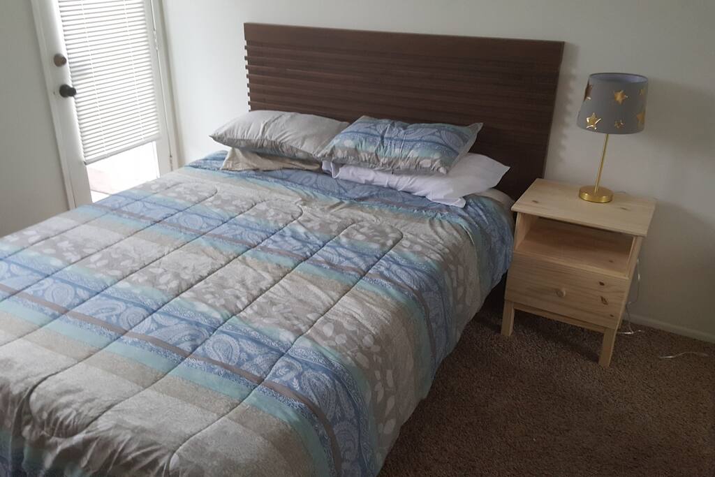 New bed with memory foam mattress