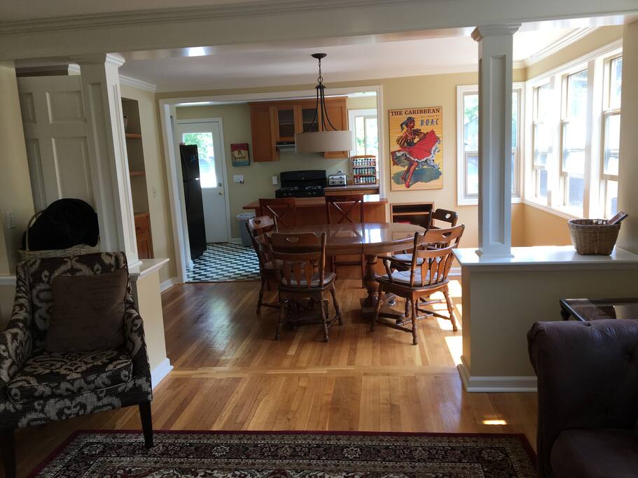 upstairs dining for 8