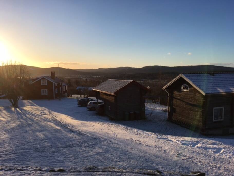 Utsikt från huset.