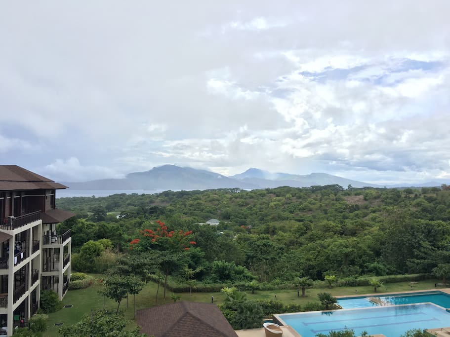The view from the veranda