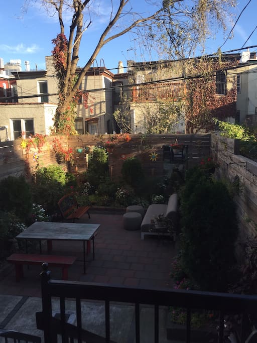 Another view of the backyard.