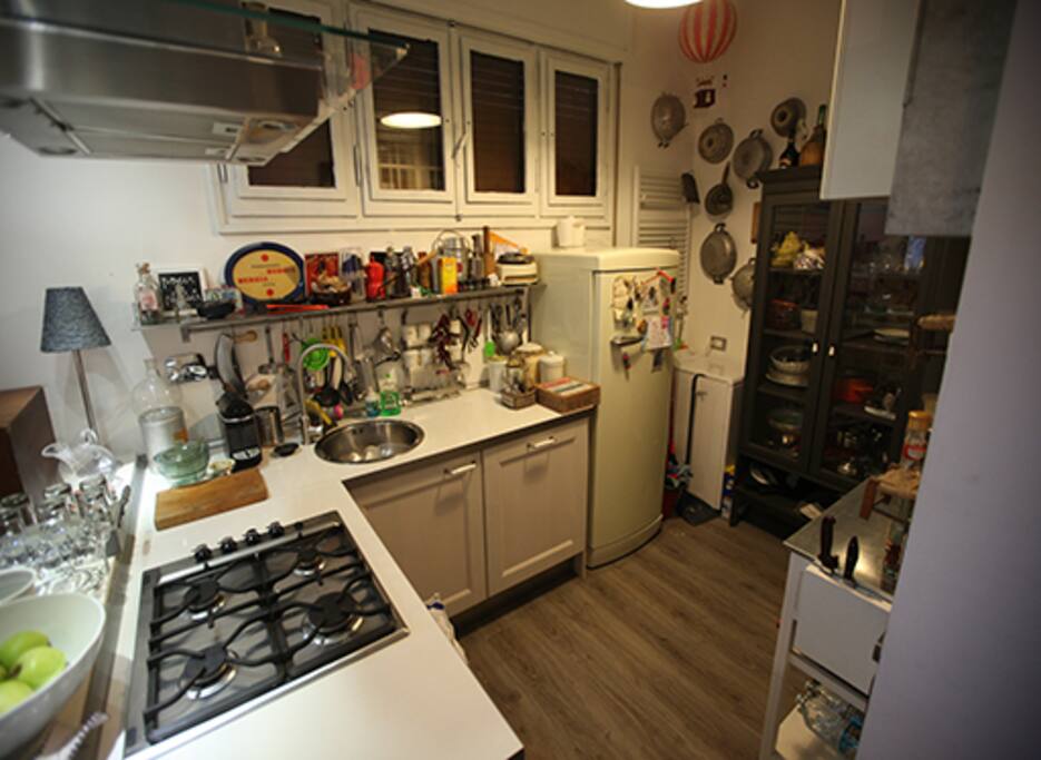 THE KITCHEN- GAS HOBS, OVEN, DISHWASHER. FULLY-EQUIPPED