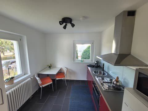 Top Airbnb: Bright, quiet, cozy: room with kitchen and bathroom/toilet in Stuttgart