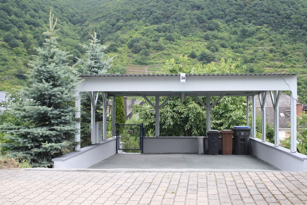 parking in carport
available