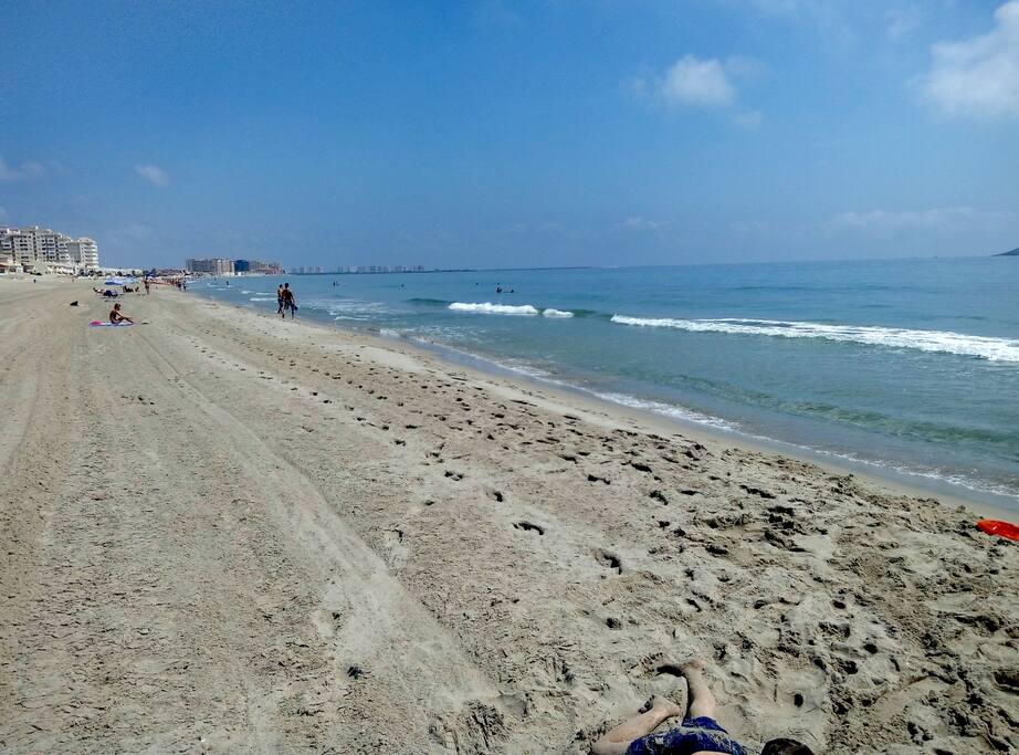 Playa del Mediterraneo mirando al Norte