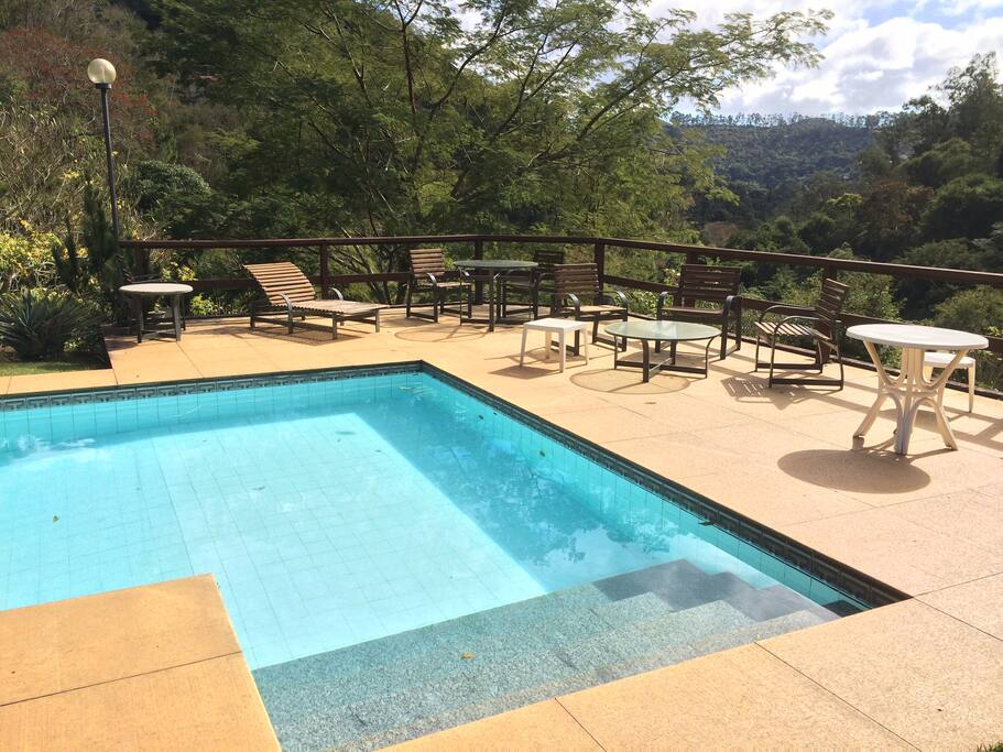 Área da piscina