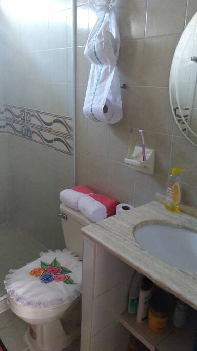 Baño exclusivo para huéspedes