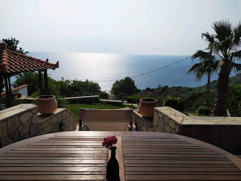 Panoramic Aegean sea view