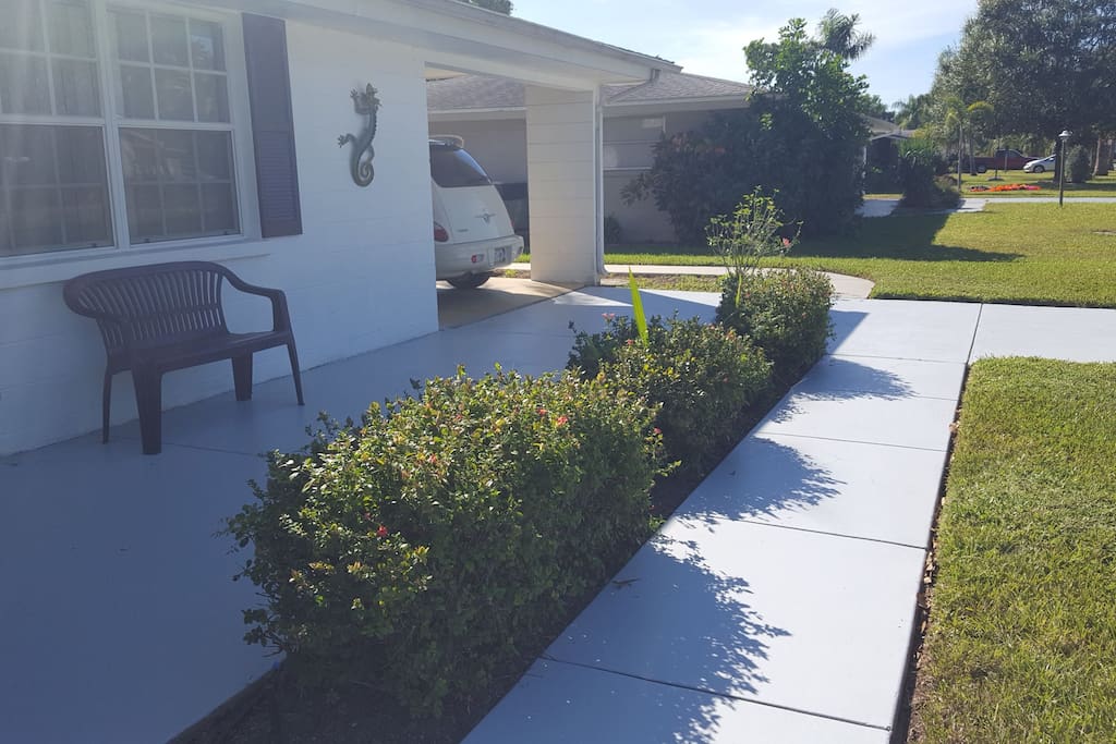 front walkway