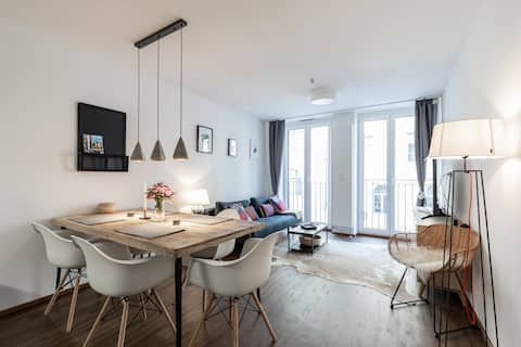 Top performing Airbnb: Ludwig - 2-bedroom apartment in Munich city center in Lehel