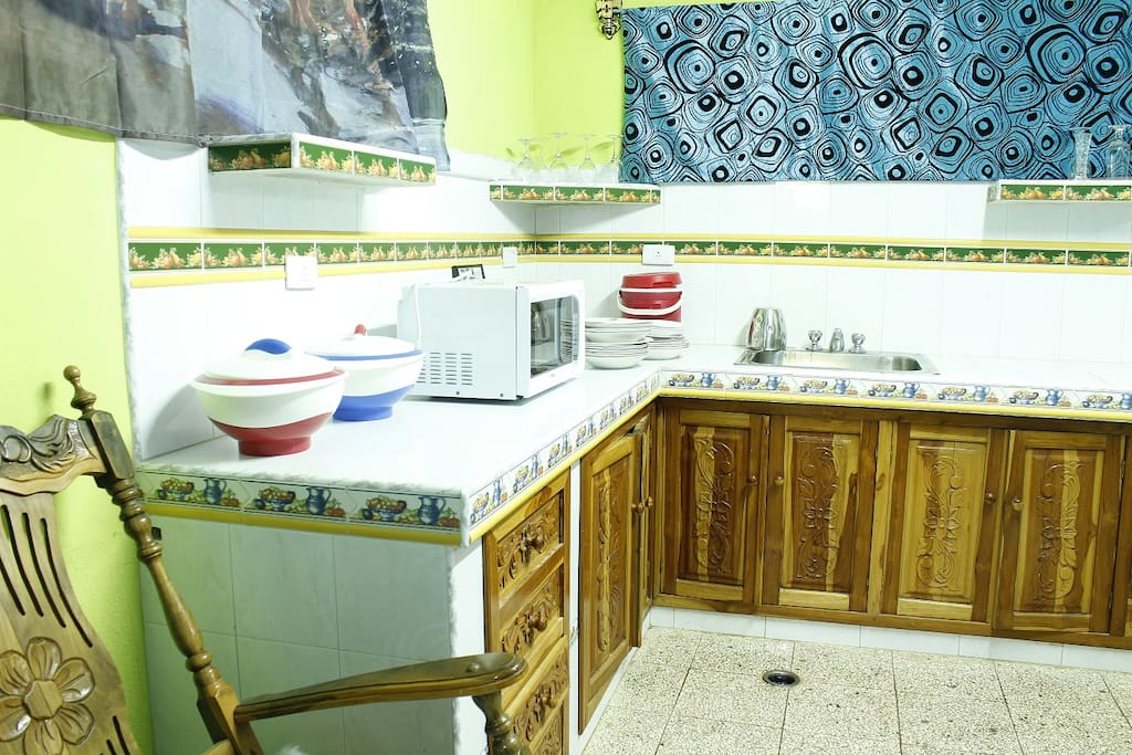 Cocina privada habitacion 5