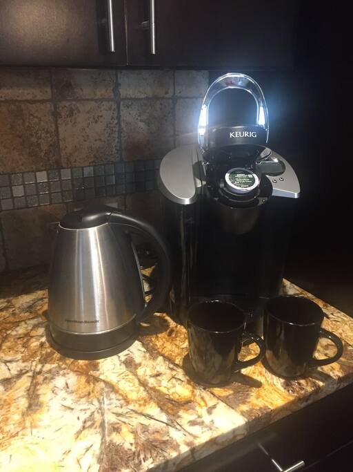 Coffee and tea always available