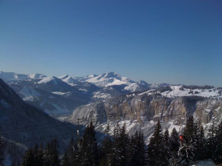Avoriaz Calme-vue - 4 Adultes+1enfant,sky-biking - Morzine