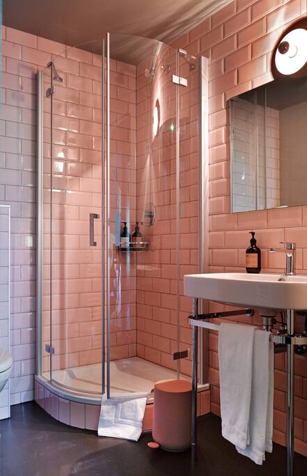 private bathroom across the corridor