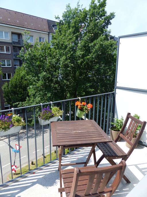 Balkon in Südlage