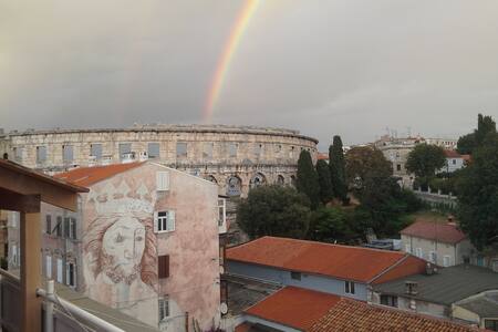 Charming studio with postcard view