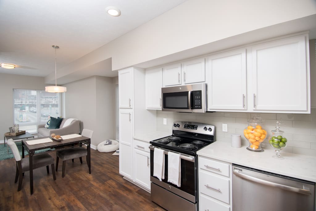 Kitchen into Dining Area