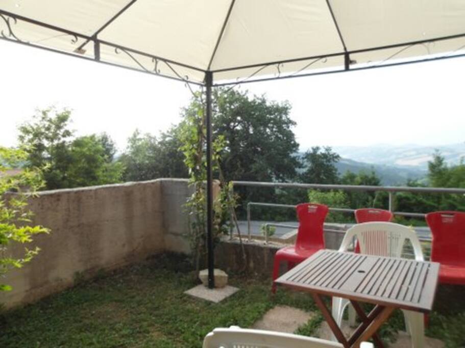 vista dal giardino
