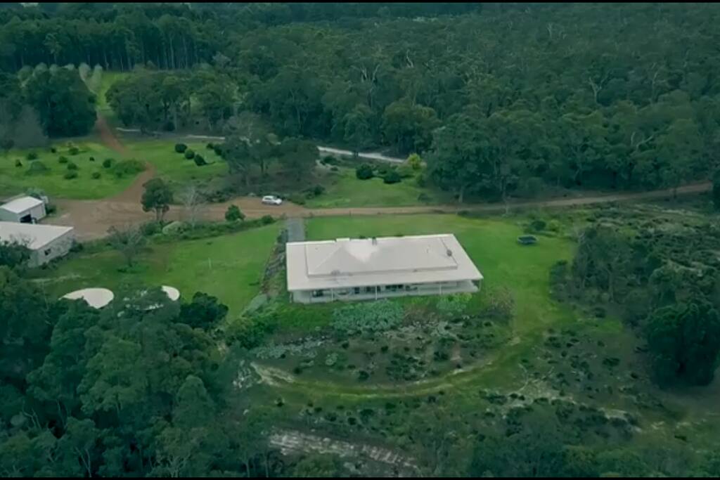 Our home and part of our property.