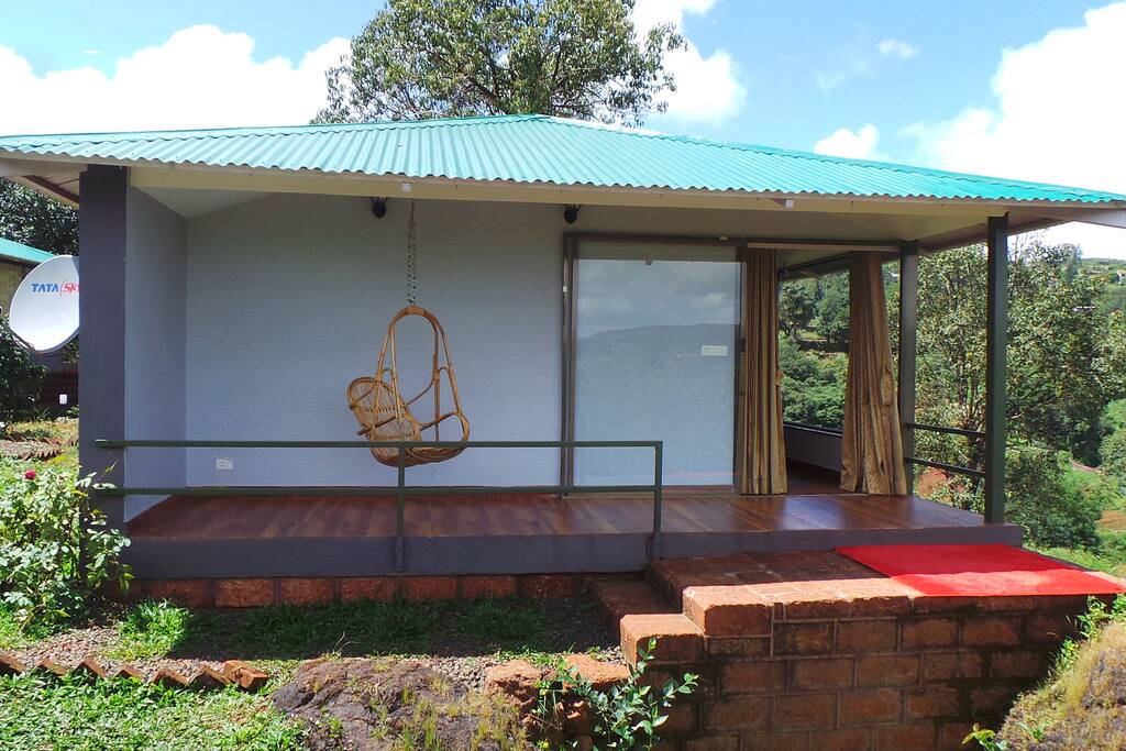 The exterior of the property