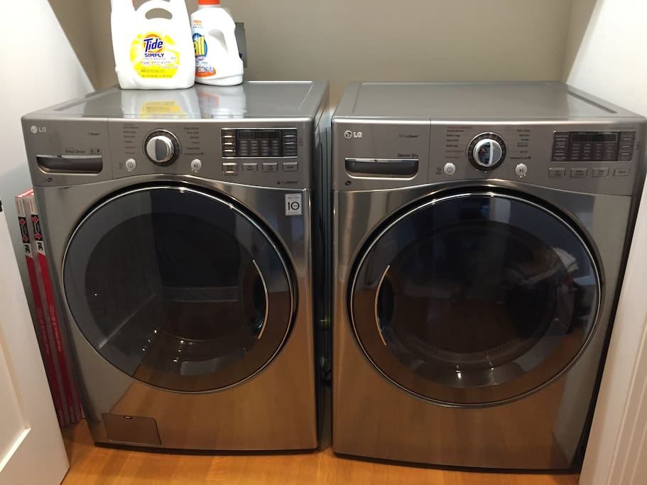 New washer and dryer