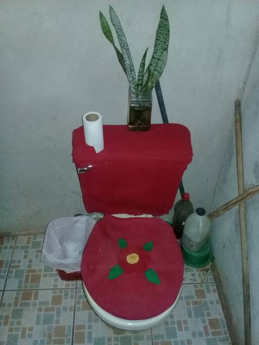 Baño y ducha compartida.