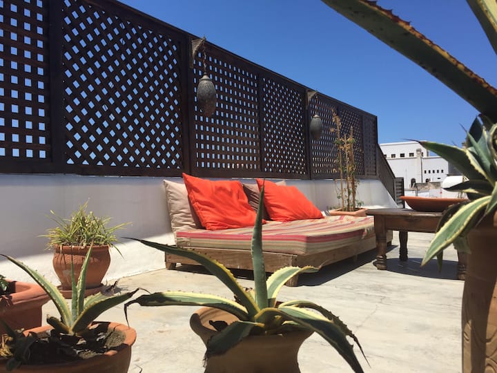 Tradition in a 17th-century Riad in the Medina of Rabat