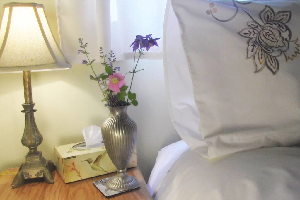 Your bedside table.