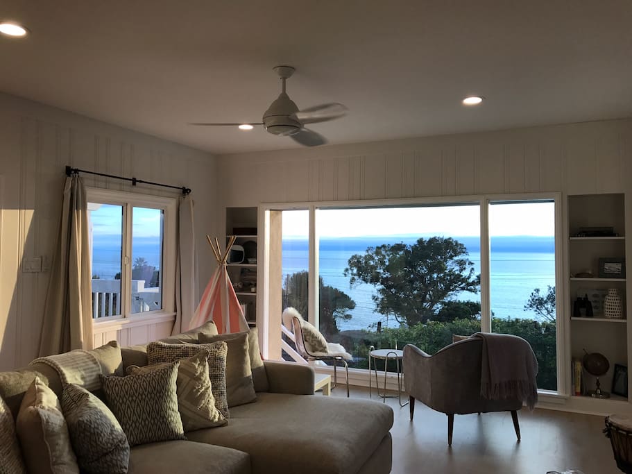 Ocean views, tons of natural light, you may just stay put for sunset.