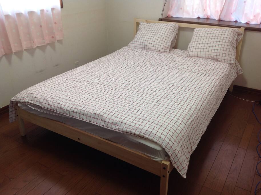Your room. It includes a closet to storage your luggage.